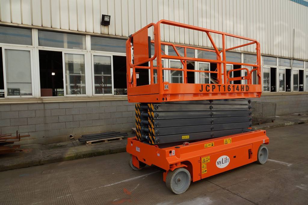 High Quality Aerial work platform tyre solid rubber wheel 323*100  
