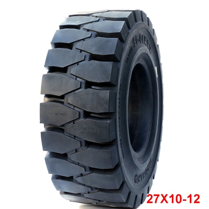 Factory direct sales high quality solid tyre 27*10-12 industrial tire for forklift  