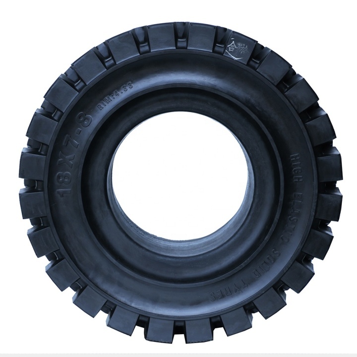 High quality Solid Tire 18X7-8  Forklift Tyre solid Rubber tire for hot sale  