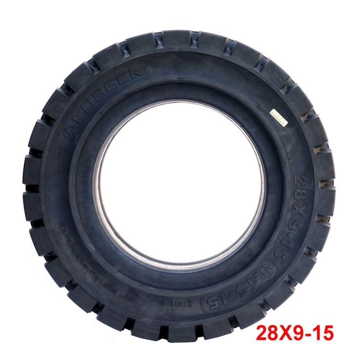 28*9-15 solid tyre for forklift with good quality for hot sale  