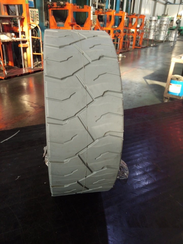 Scissor lift tires solid rubber wheel 15x5 solid tire For aerial work platform vehicles  