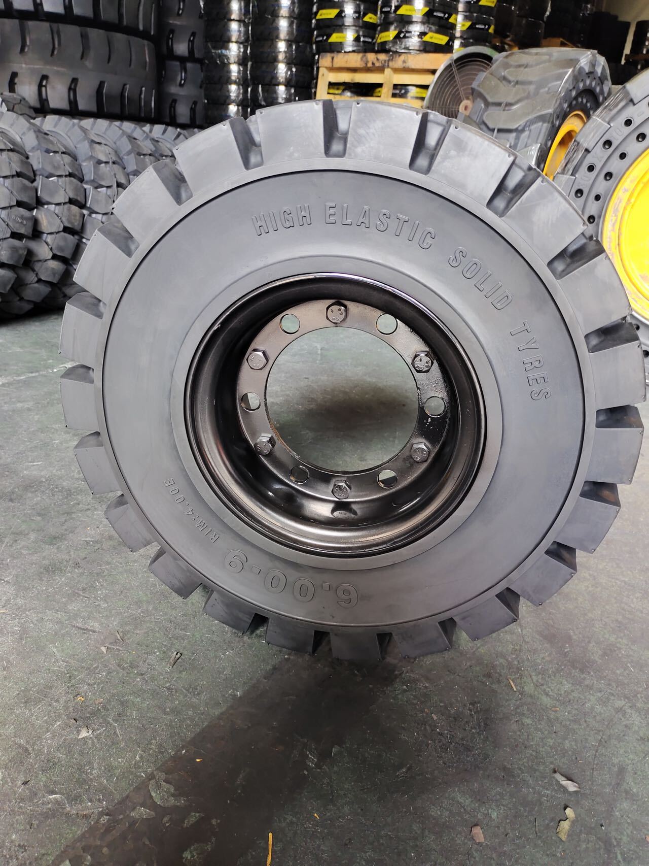 Tire manufacturer wholesale price 23x9-10 quick clip solid tires for linde forklift  