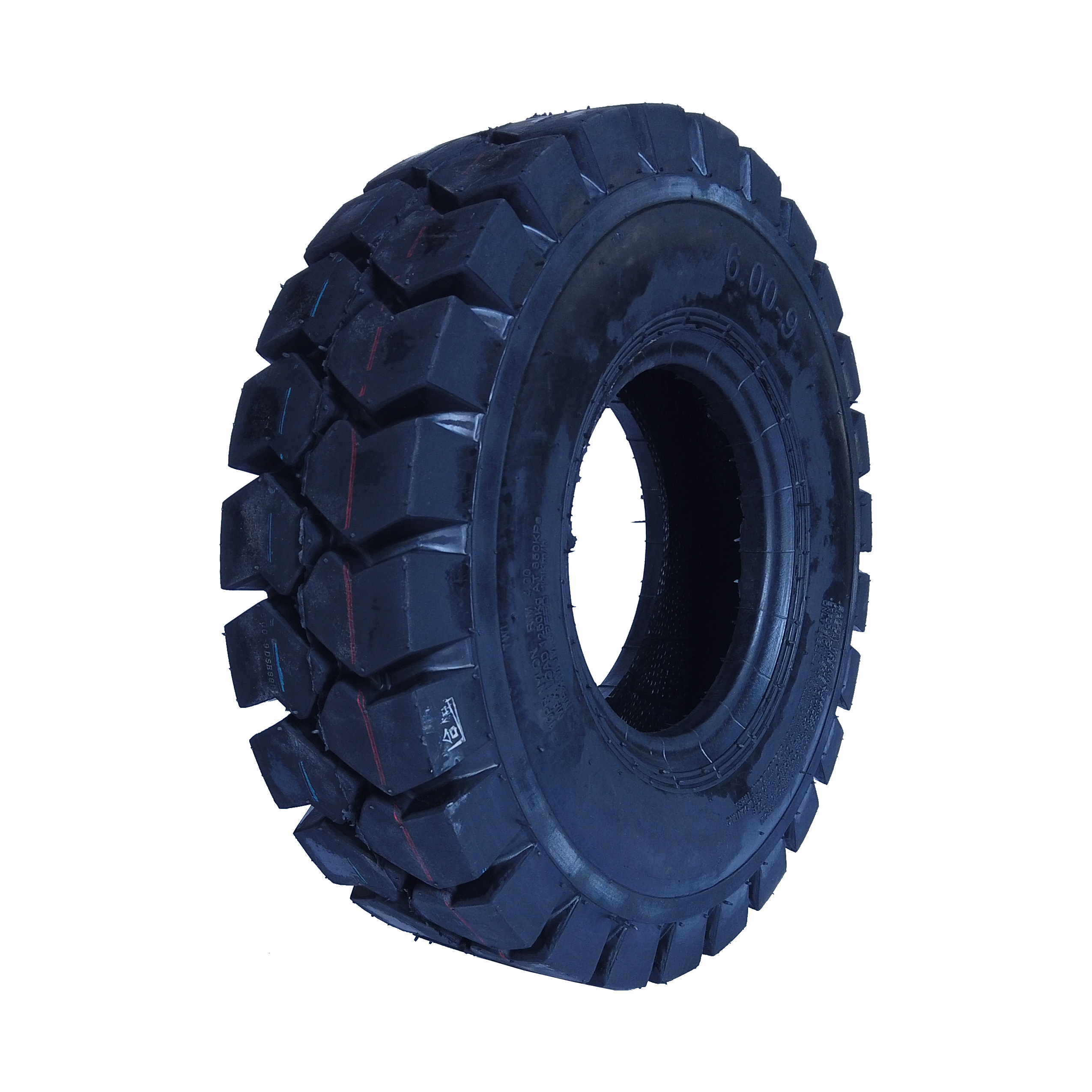 Hot Sale Techleader Forklift Parts 7.00-12 Pneumatic forklift Tire With Rims  