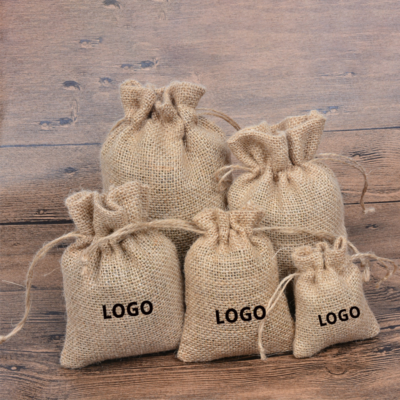 Printed burlap bags best sale