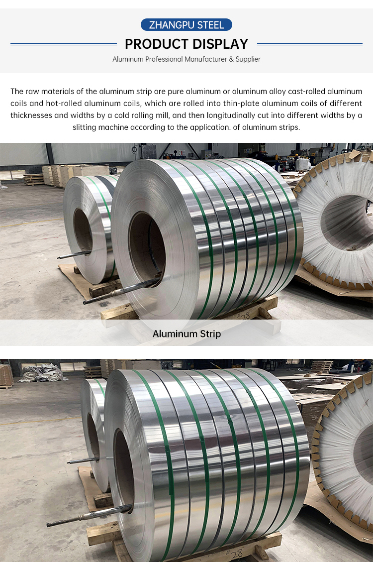 China Supply AISI Alu Aluminium Strip Coil 1050 1060 1100