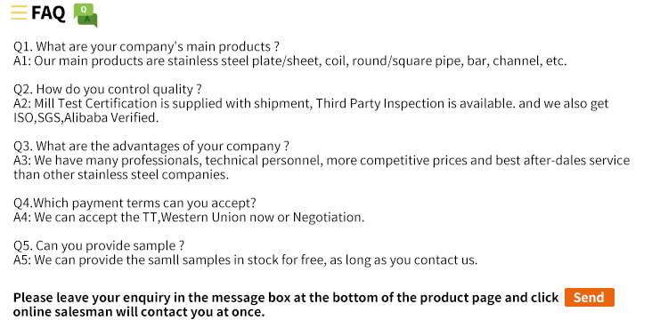 Chinese Large Diameter 201304  430 Stainless Steel Tube Price List Stainless Steel 201 J3 Pipe