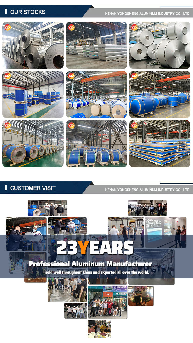 Henan Aluminum Sheet Alloy 3003 1050 5083 A5052 h32 4x8 0.5mm Aluminum Sheets Plate Coil