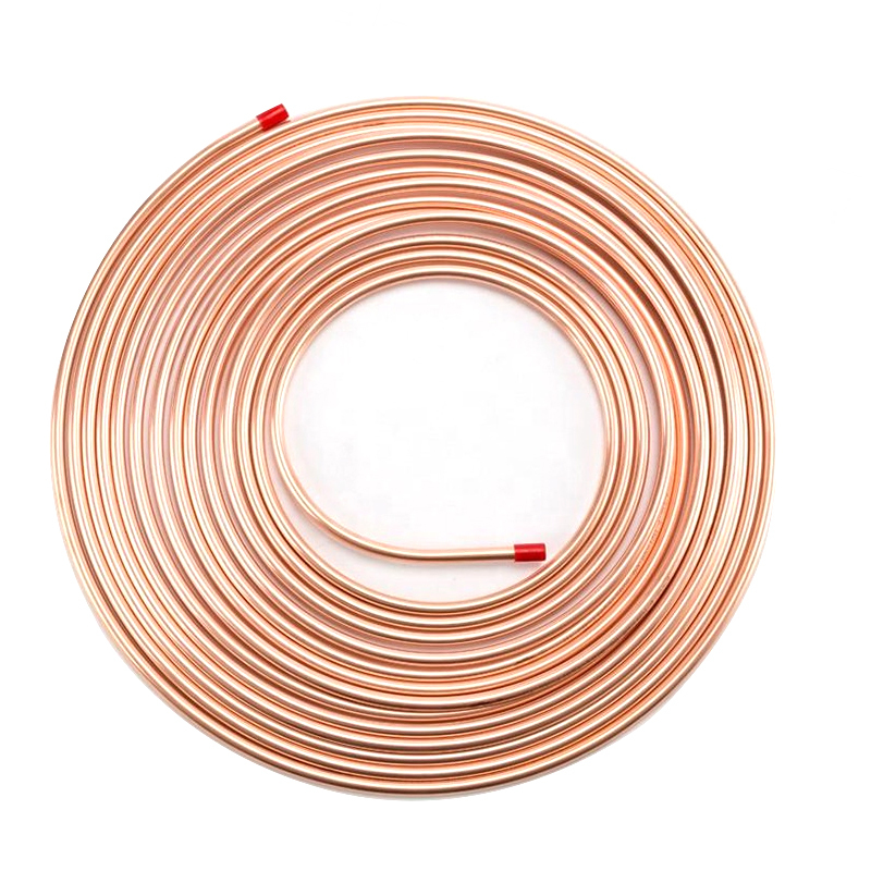 factory price Seamless pure copper tube for air conditioner and refrigeration equipment copper pipe