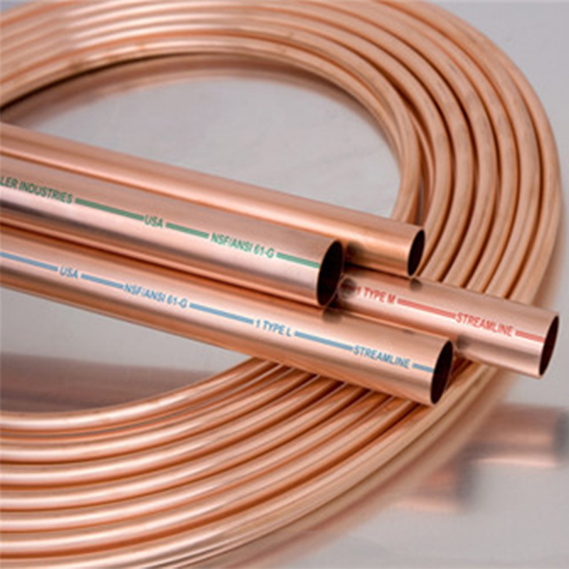factory price Seamless pure copper tube for air conditioner and refrigeration equipment copper pipe