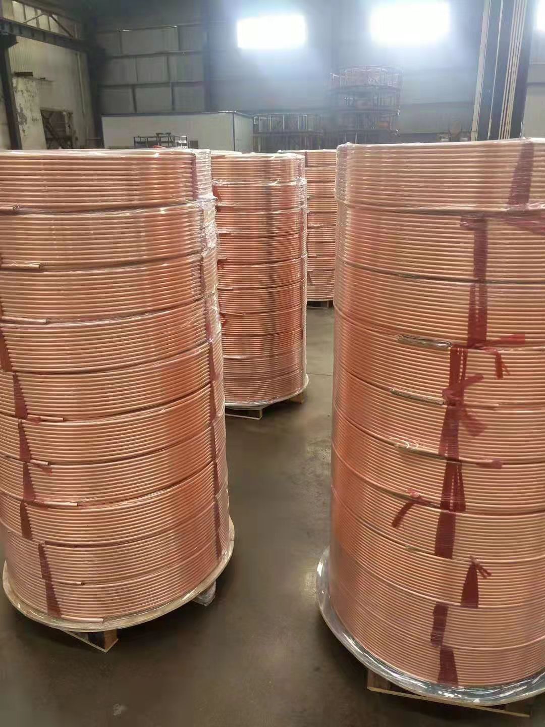 HVAC Copper Tube 1/4 inch Pancake Coil Copper Pipe For Air Conditioner