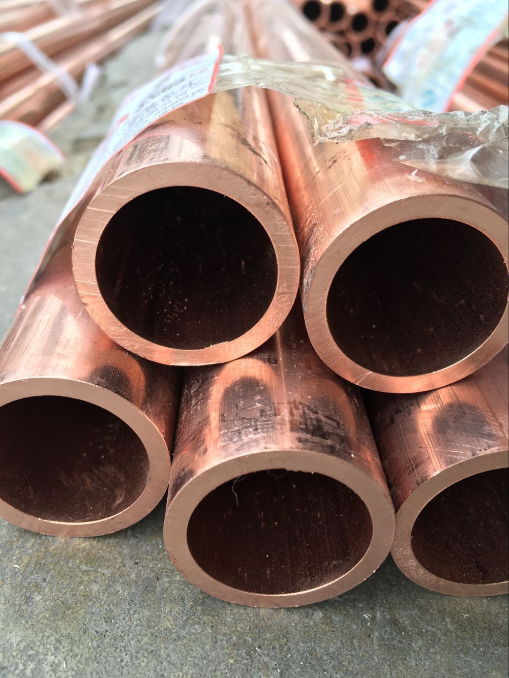 Haotai Pure Copper Pipe For Machinery Electric Industry COPPER TUBE