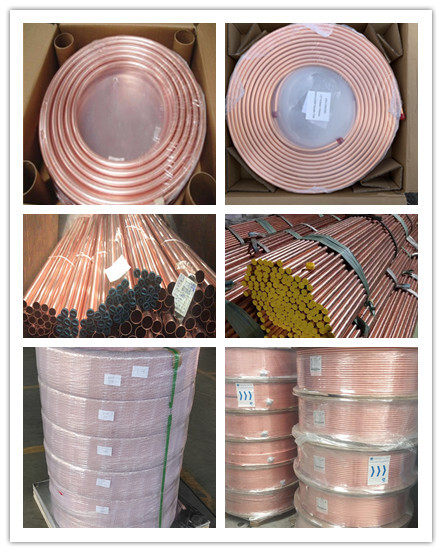 Refrigeration copper tube coil copper pipe 3/8 1/4 air conditioner copper tube