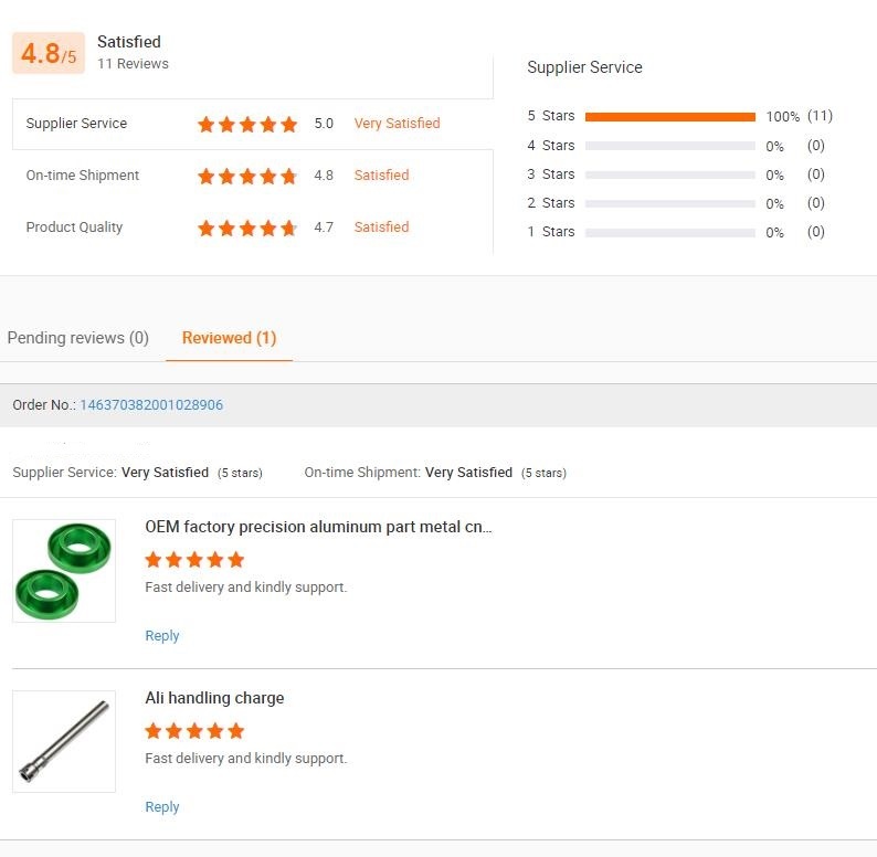 Anodized aluminum tube M6 M10 pipe