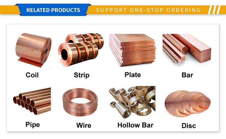 C11000   Pure Copper Bus bar Copper Rod  Round Copper Bus bar