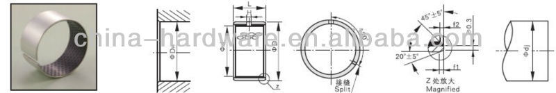 Sliding pm cusn bronze bushing copper tin zinc iron nickel material zinc brass alloy bush bearing