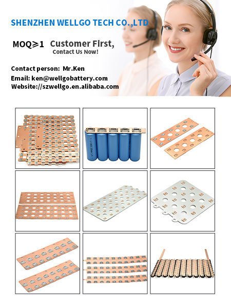 Custom Copper Nickel Bus Bar Flat Battery Connector Strip Bending Copper-nickel Composition Sheet supplier