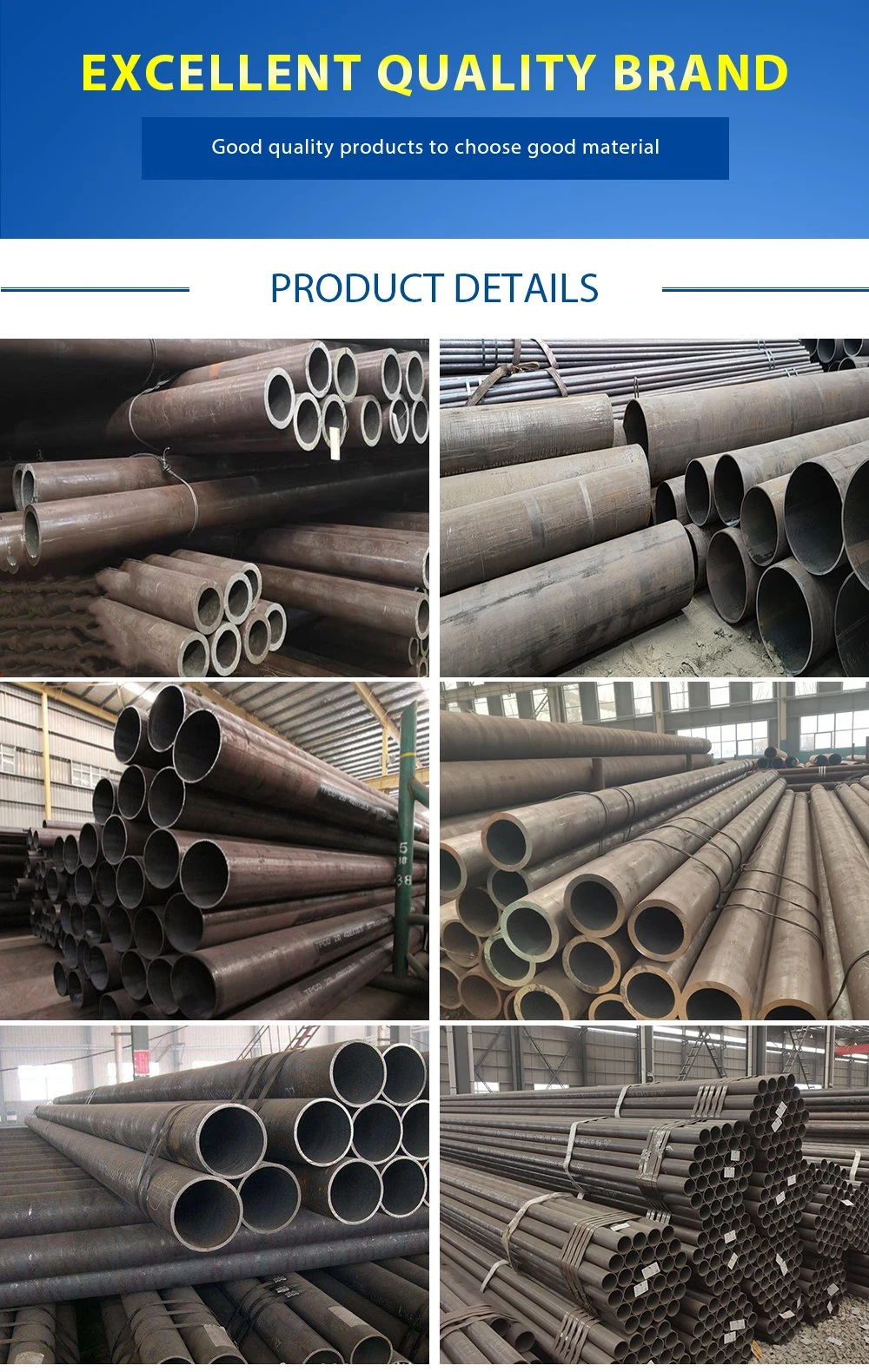 Direct Factory Sale Q235 Q235BCarbon Steel Pipe