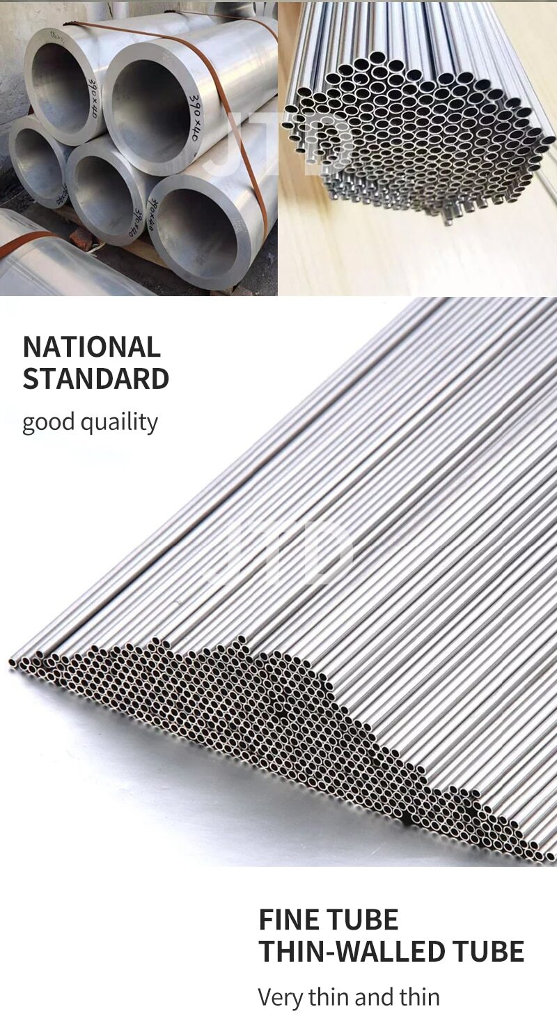 aluminum pipe 3.95mm thick 14 16mm outer diameter 6.1 8.1mm inner diameter 300 500mm long circular 6063 aluminum alloy pipe