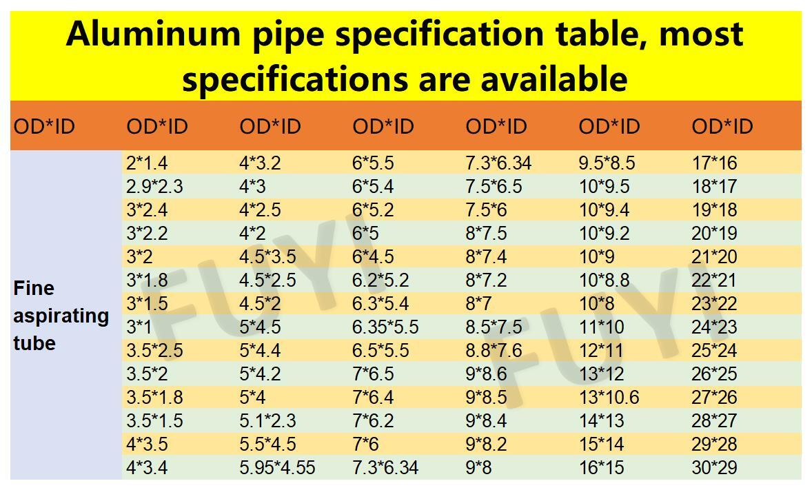 aluminum pipe 3.95mm thick 14 16mm outer diameter 6.1 8.1mm inner diameter 300 500mm long circular 6063 aluminum alloy pipe