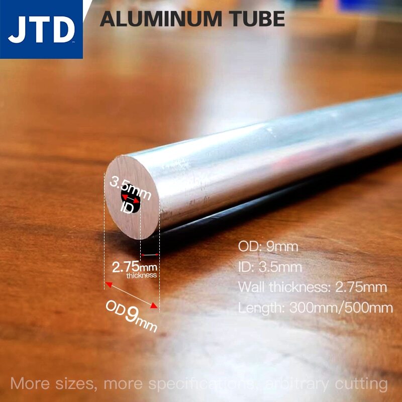 500mm long circular 6063 aluminum alloy pipe