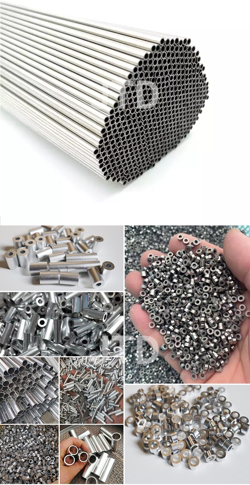 500mm long circular 6063 aluminum alloy pipe