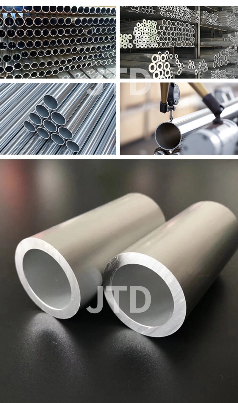 300mm long circular 6063 aluminum alloy pipe