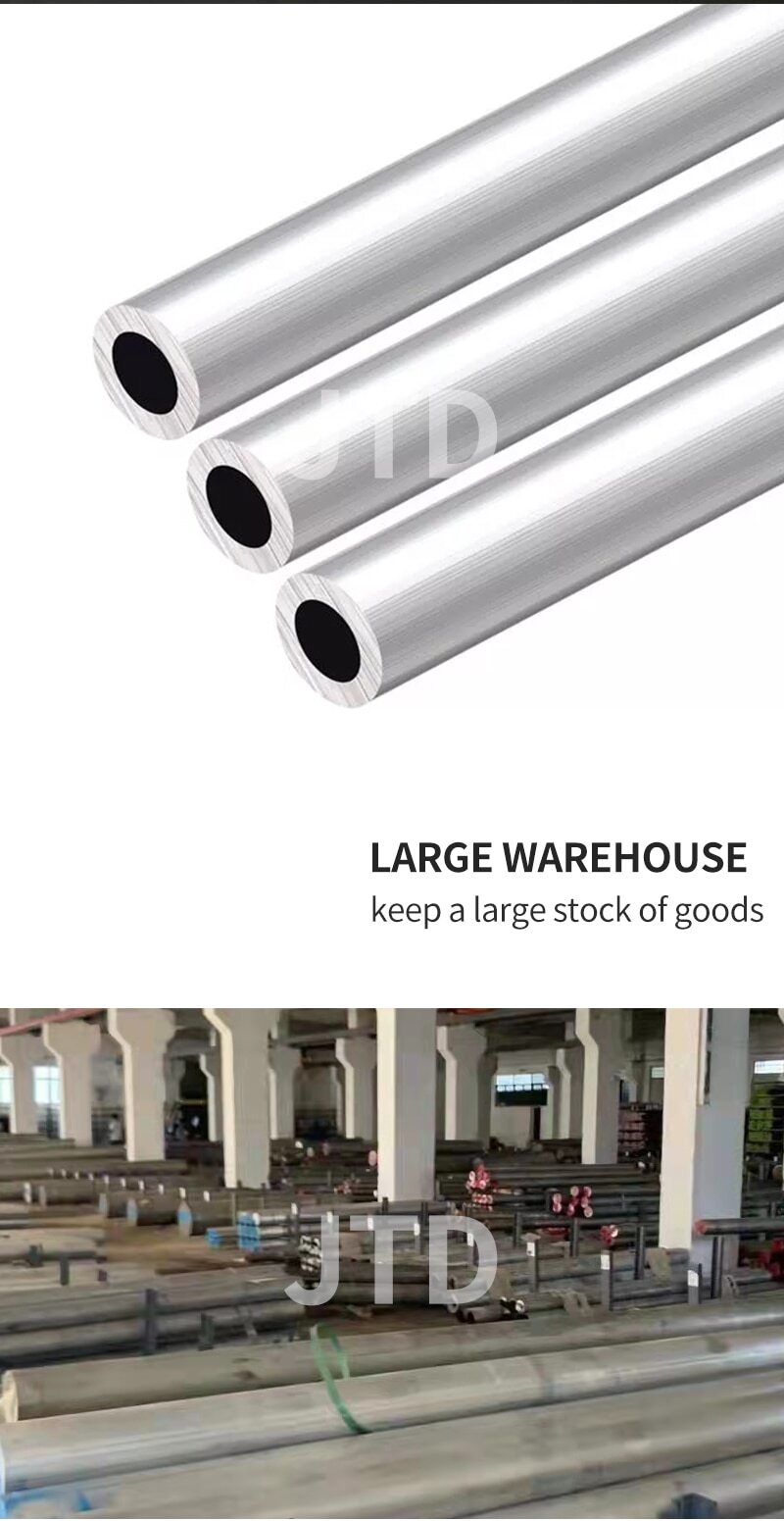 300mm long circular 6063 aluminum alloy pipe
