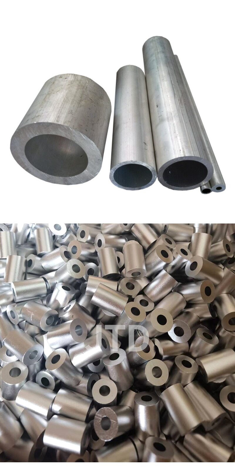 300mm long circular 6063 aluminum alloy pipe