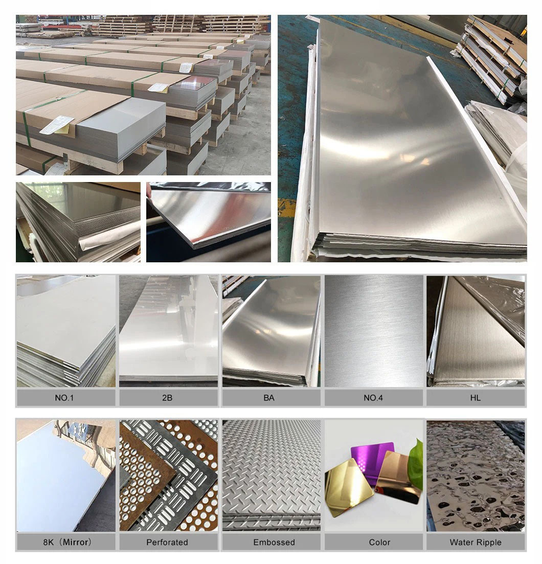 AISI SS color sheet 8K Golden Mirror Finish 201 304 316 430 Decorative Stainless Steel Sheet Plate