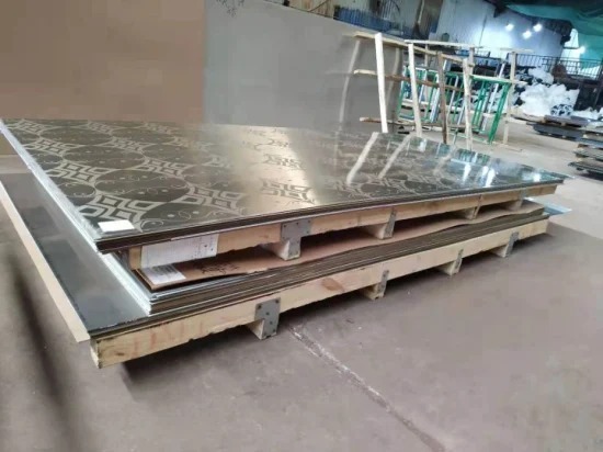 AISI SS color sheet 8K Golden Mirror Finish 201 304 316 430 Decorative Stainless Steel Sheet Plate