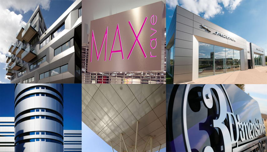 4*8 Feet 3mm or 4mm Acp Aluminium Composite Panels For Wall Cladding Decoration