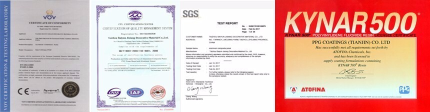 4*8 Feet 3mm or 4mm Acp Aluminium Composite Panels For Wall Cladding Decoration