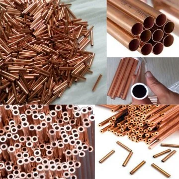 C10100 C10200 99.9% Pure Copper Tube / C11000 Copper Pipe Price