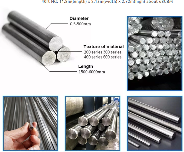 Prime quality astm ss 410 430 sus 401 aisi 416 9mm stainless steel round bar