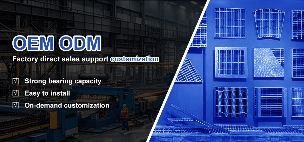 Galvanized Steel Grating Metal Building Drain Grating
