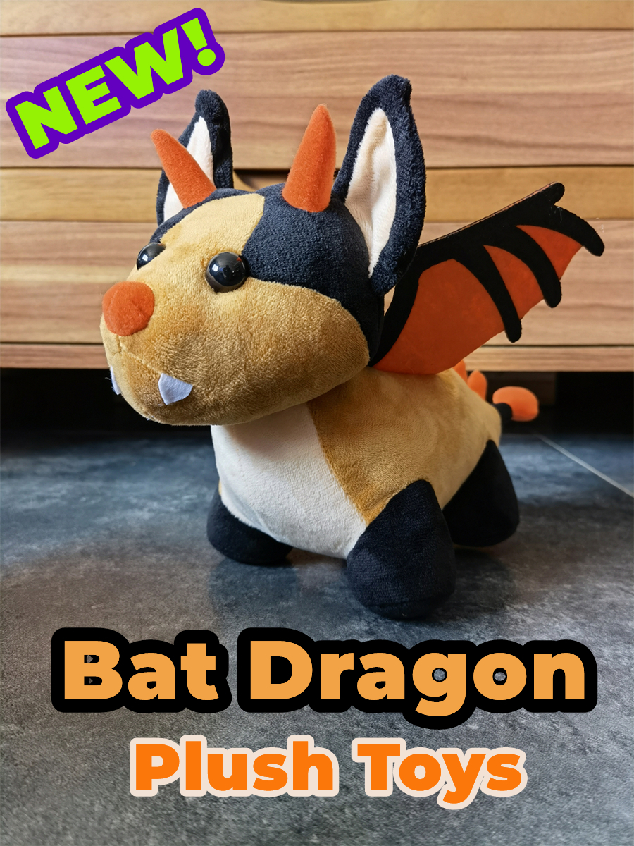 Adopt Me! Legendary Pet Bat Dragon Plush (Comes with Witch Hat