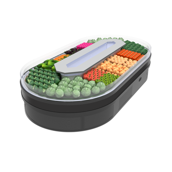 FRESH MEAT DISPLAY (oval)  