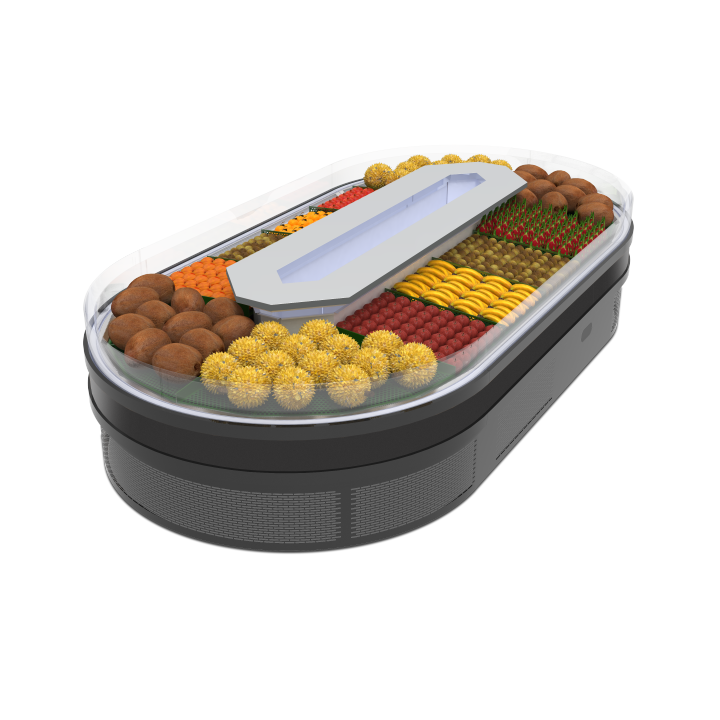 FRESH MEAT DISPLAY (oval)  