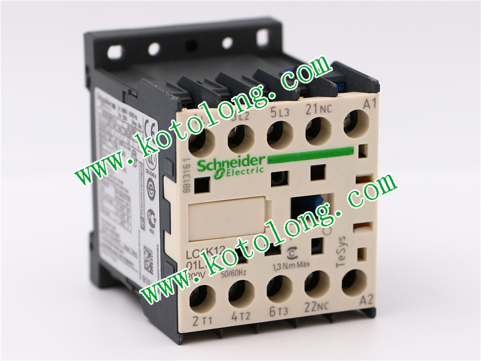 3-pole NO x3 Auxiliary contacts NC 230VAC 12A 690V SCHNEI LC1K1201P5 Contactor 