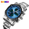Silver/Blue