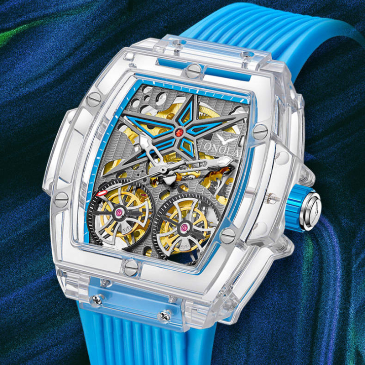 ONOLA 6828 Luxury Watches Men Watch Mechanical Tourbillon Wristwatc