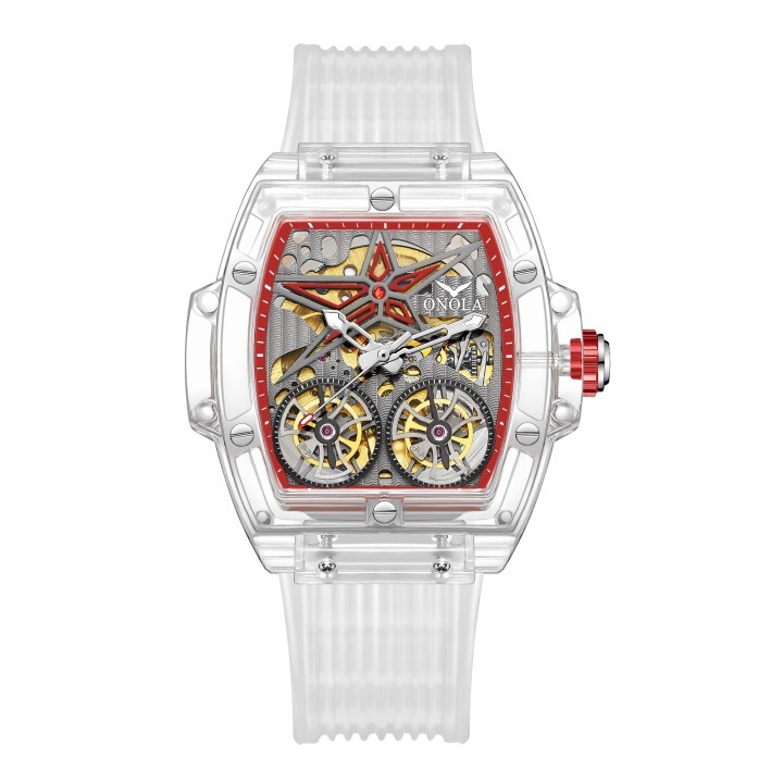 ONOLA 6828 Luxury Watches Men Watch Mechanical Tourbillon Wristwatc