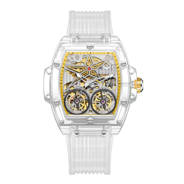 ONOLA 6828 Luxury Watches Men Watch Mechanical Tourbillon Wristwatc