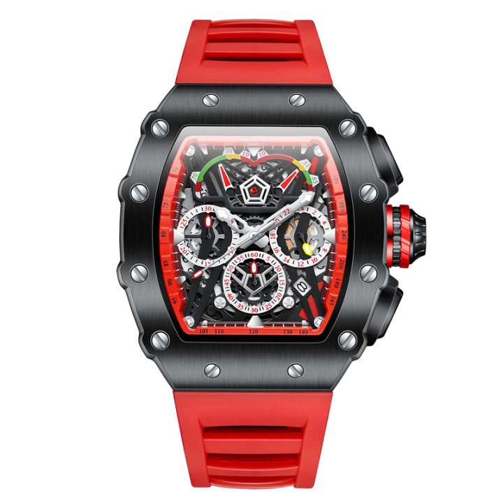 ONOLA 6827 Luminous Waterproof Wrist Watch Men's Quartz Watches With Chronograph Analog