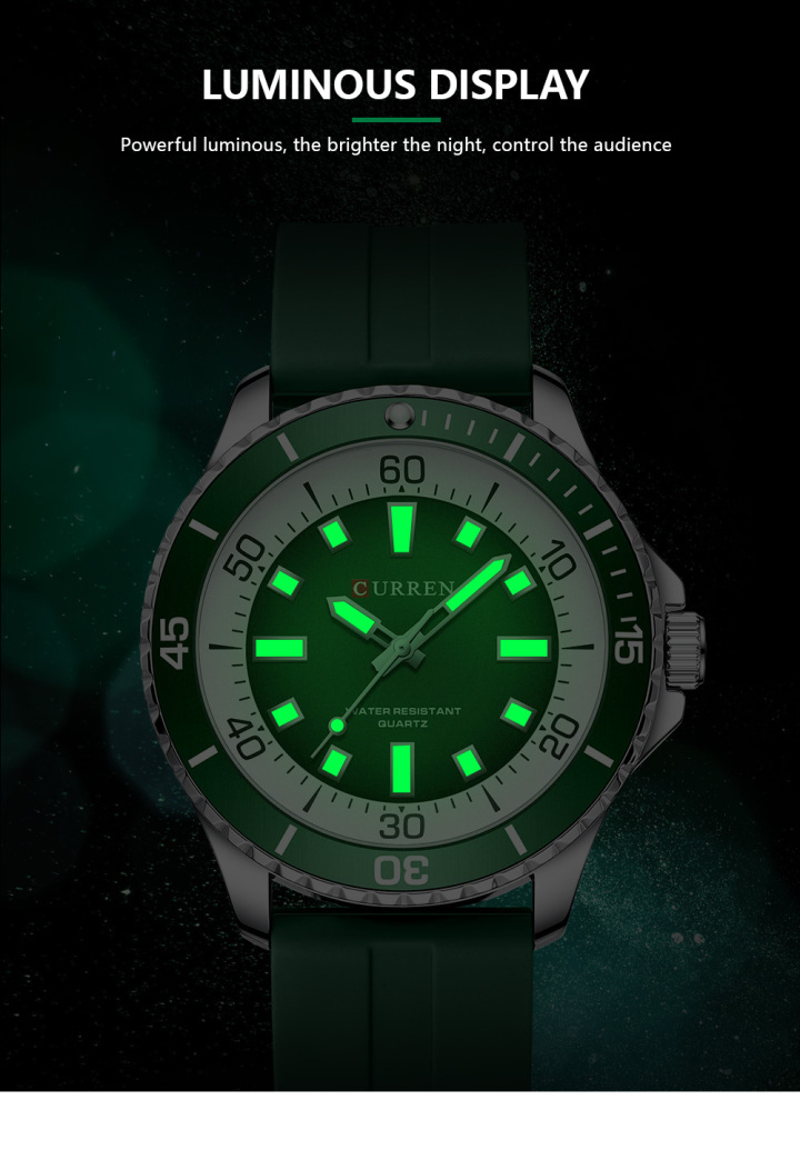 2023 New Arrival CURREN 8448 Watches for men Waterproof Luminous Hands Wrist watch 