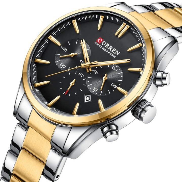 New Arrival CURREN 8446 Hot Selling Men's Watch Luxury Stainless steel Strap Watch 