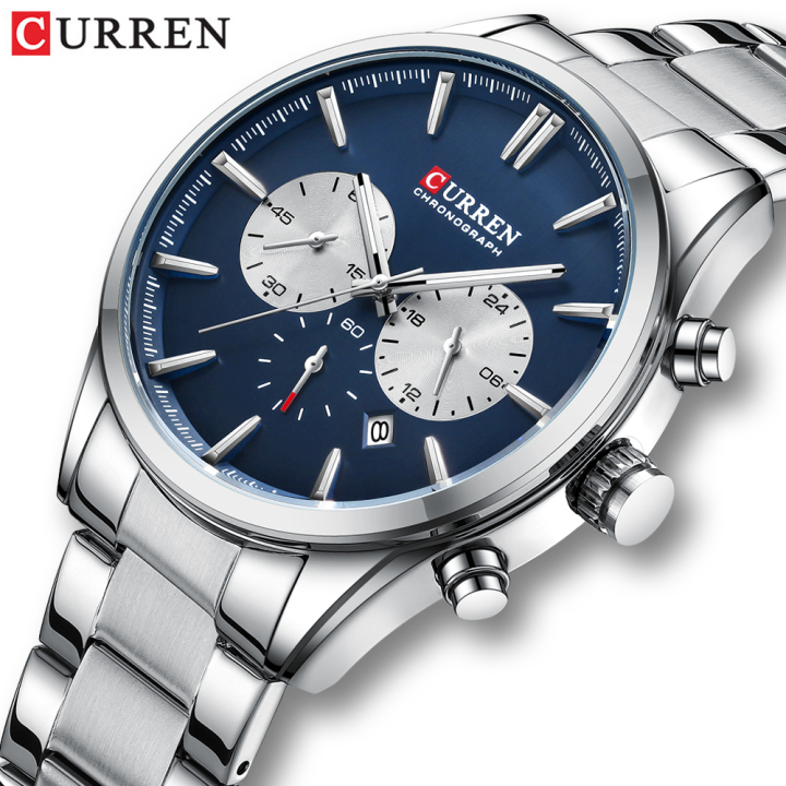 New Arrival CURREN 8446 Hot Selling Men's Watch Luxury Stainless steel Strap Watch 