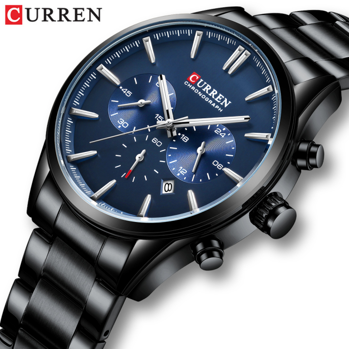 New Arrival CURREN 8446 Hot Selling Men's Watch Luxury Stainless steel Strap Watch 
