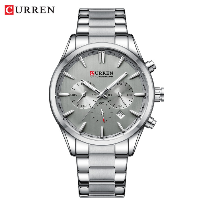 New Arrival CURREN 8446 Hot Selling Men's Watch Luxury Stainless steel Strap Watch 