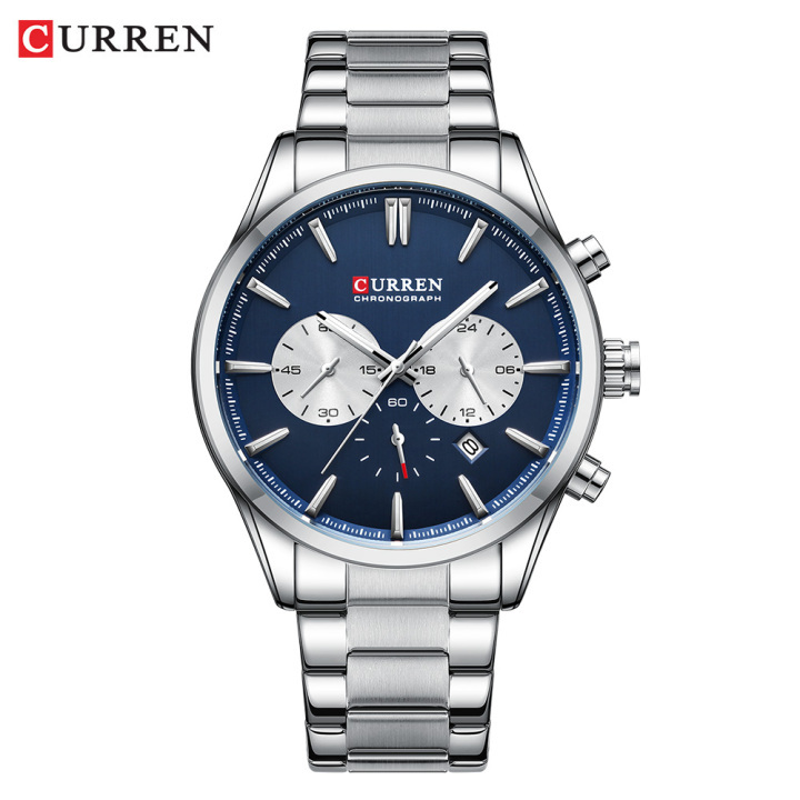 New Arrival CURREN 8446 Hot Selling Men's Watch Luxury Stainless steel Strap Watch 